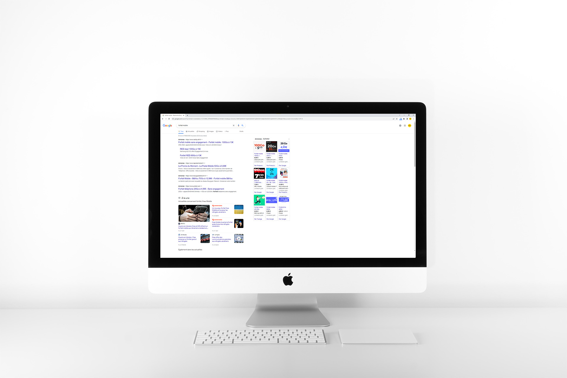 annonces dans les serp