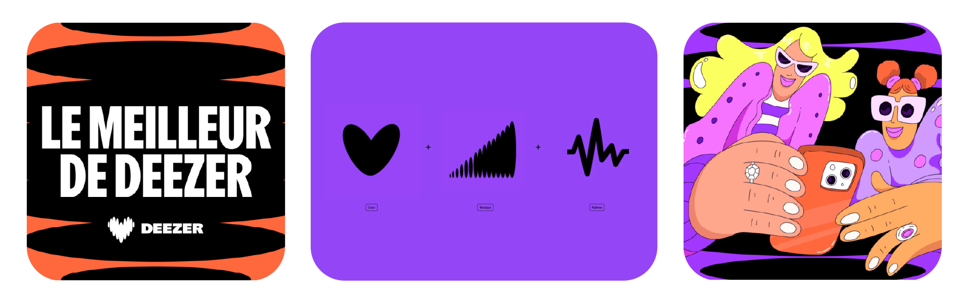 Refonte de l'image de marque Deezer en 2024