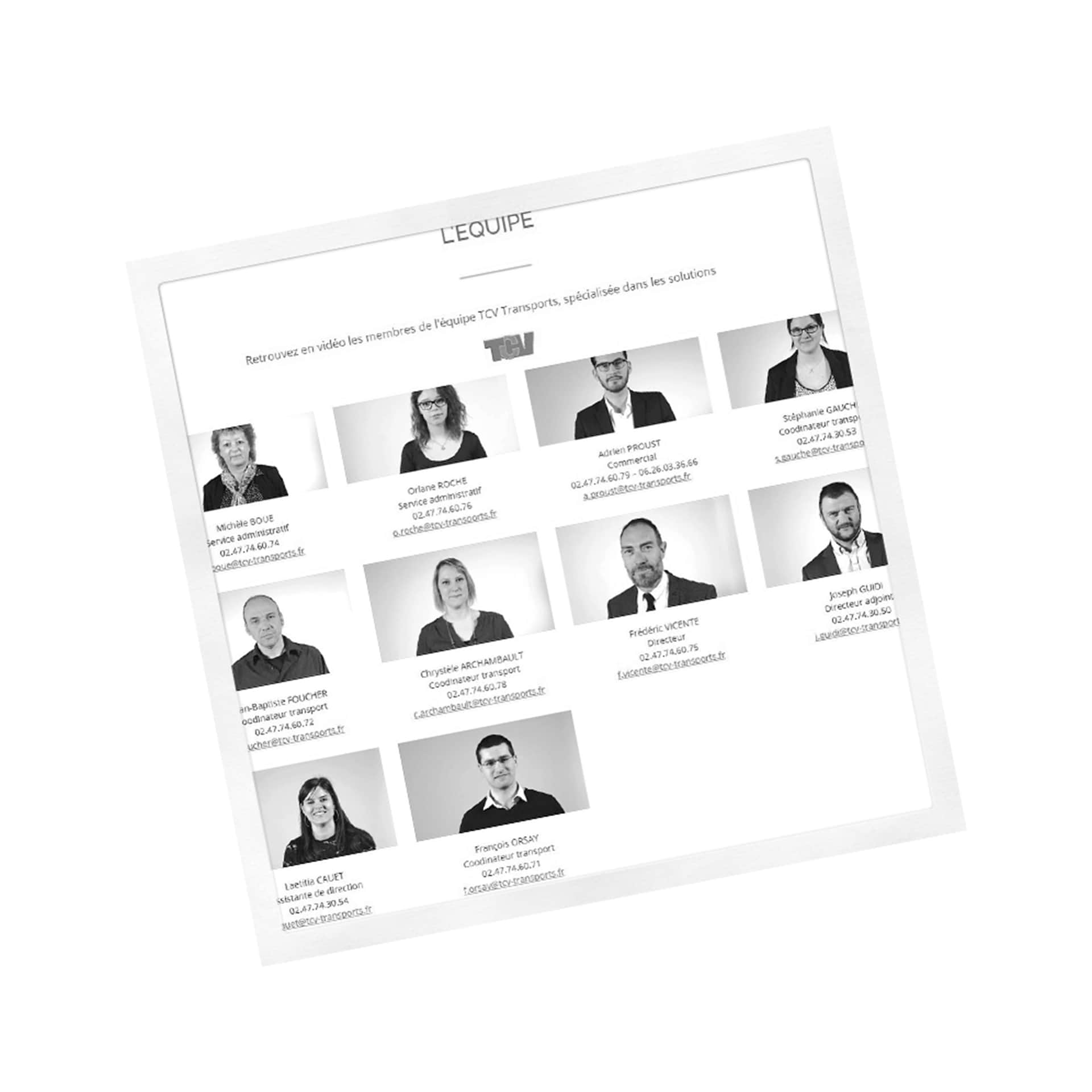 Accompagnement digital TCV Transports